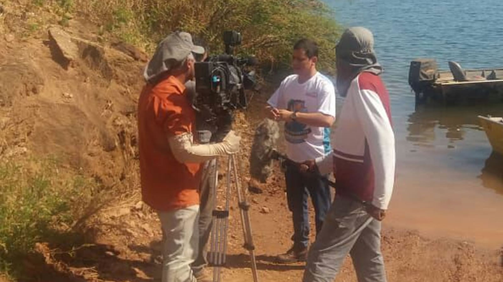Projeto de monitoramento de peixes será divulgado no Jornal do Campo da TV Anhanguera (Foto: Cidisem)